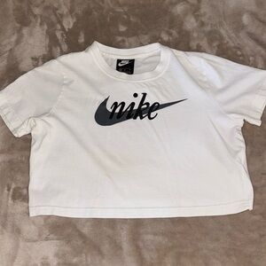 white nike top